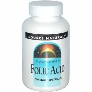 Folic Acid 800 Mg 500 Tablets