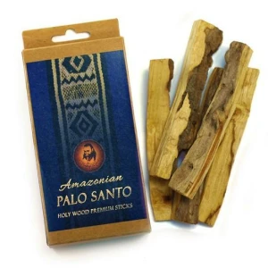 Premium Amazonian Palo Santo Raw Smudging Wood 5 Sticks