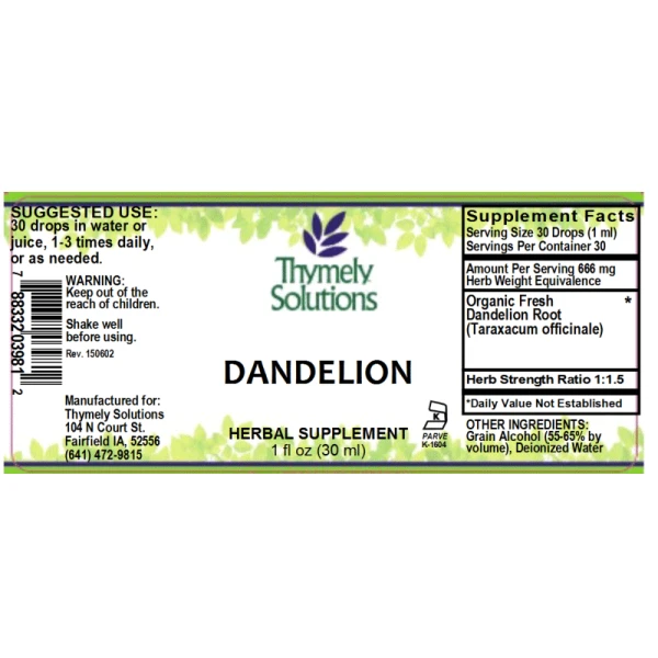 Dandelion 1oz