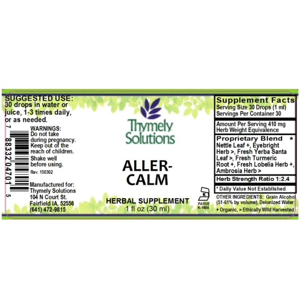 Aller-Calm/Allerg-Ease 1oz