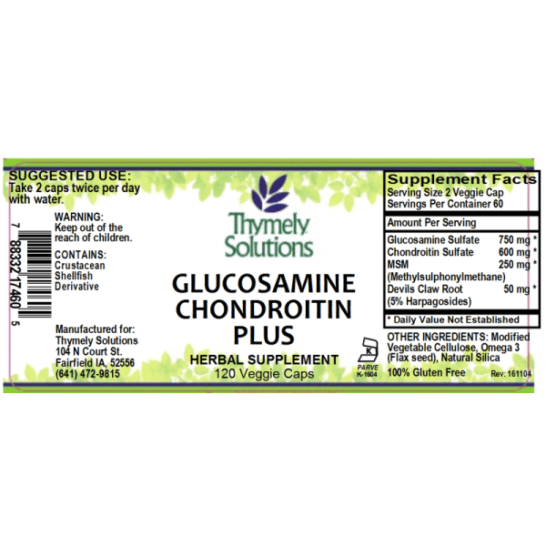 Glucosamine Chondroitin Plus 120C