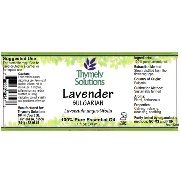 EO Organic Lavender Bulgarian 1oz