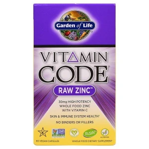 Vitamin Code Raw Zinc 60C