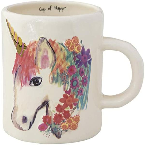 Embossed Unicorn Mug