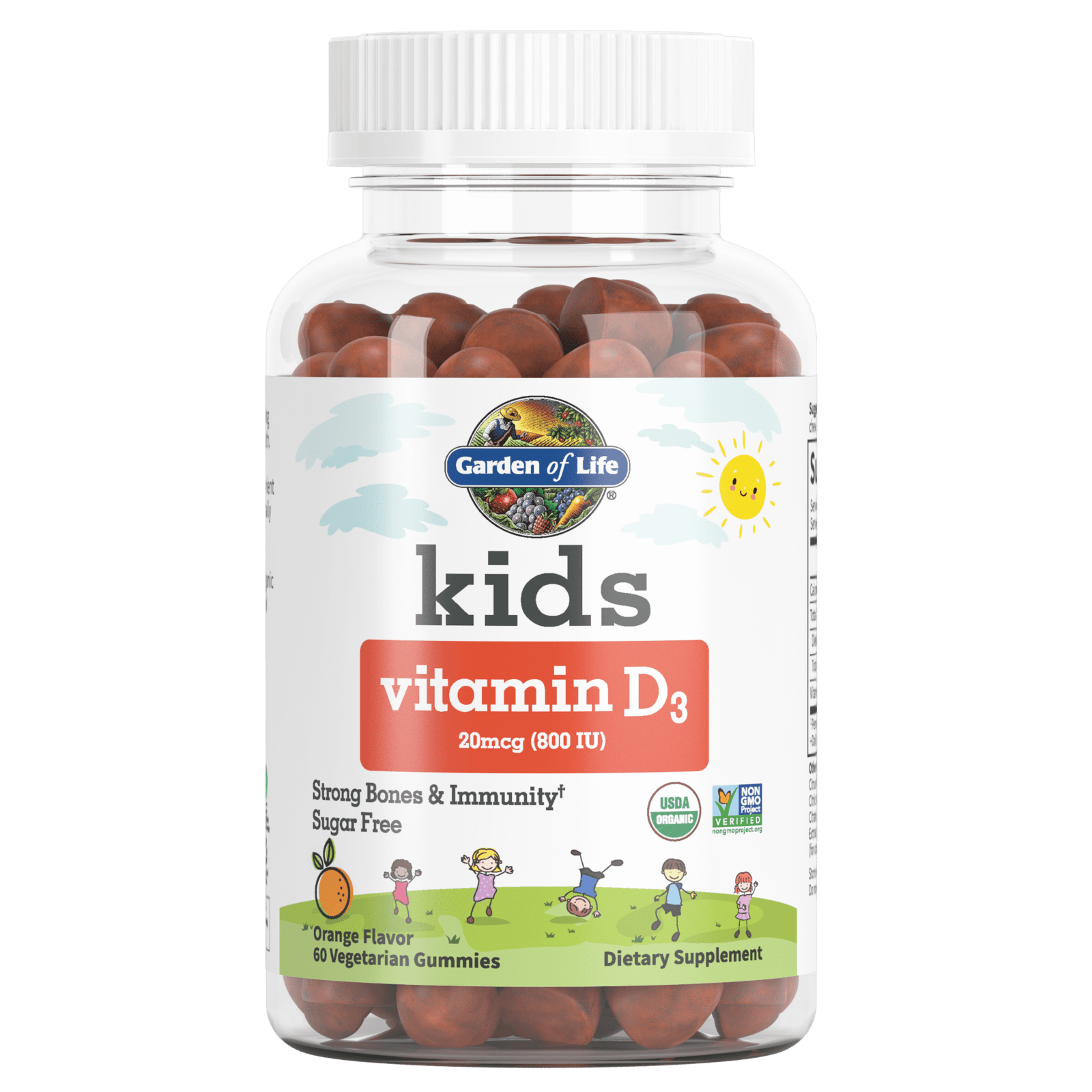 Kids Vitamin D3 Gummy 800IU 60ct
