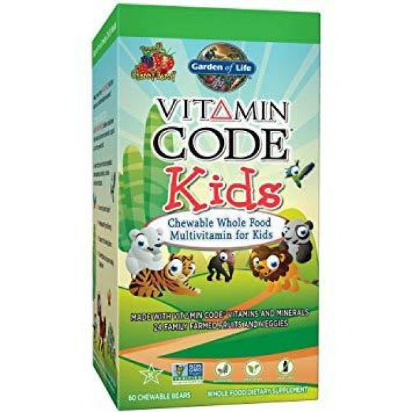 Vitamin Code Kids 60 Chew Bear