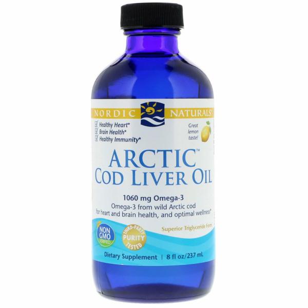 Cod Liver Oil Lemon 8 Oz