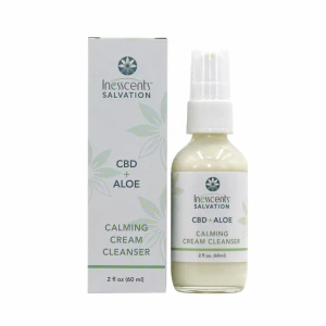 Inesscents CBD + Aloe Calming Cream Cleanser 2oz