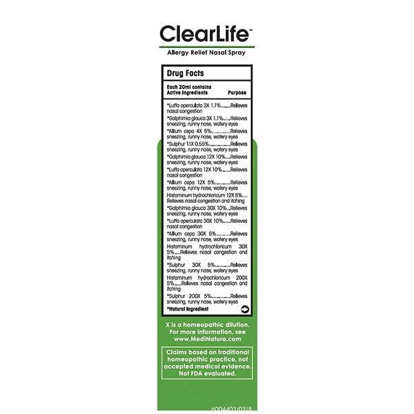ClearLife Nasal Spray 20ml