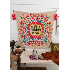Make A Difference Tapestry Blanket