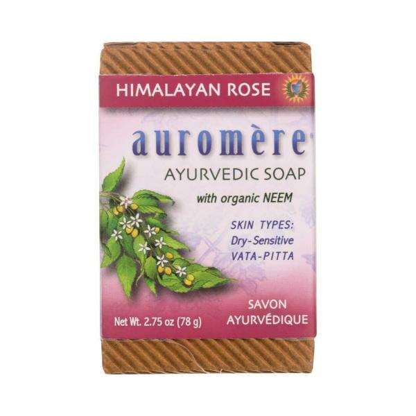 Auromere Himalayan Rose Soap 2.75oz