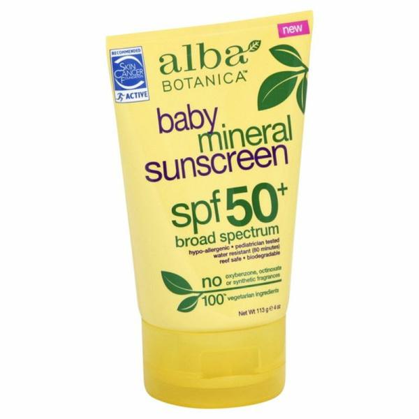 Baby Mineral Sunscreen SPF 50 4 Oz